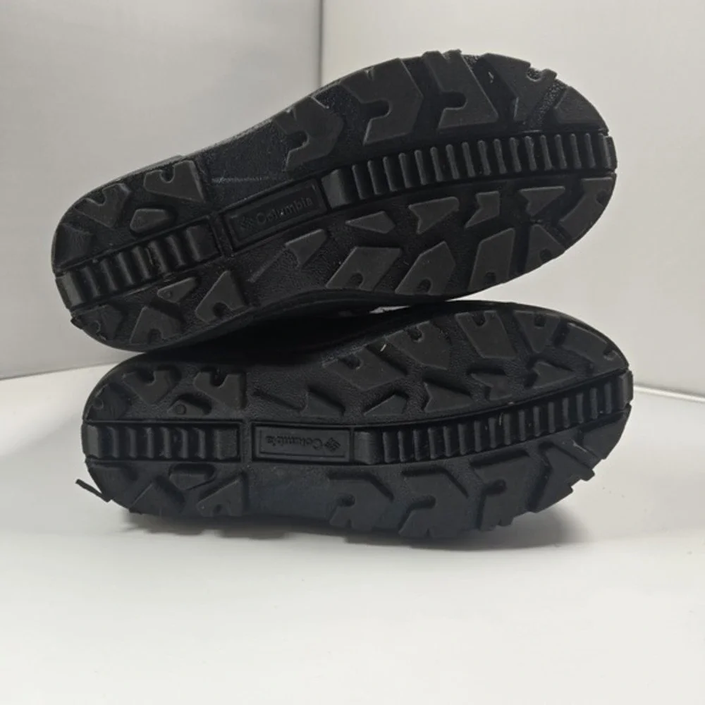 Columbia Boys Kids Toddler Powderbug Plus II Snow Boot Black Blue Size 2